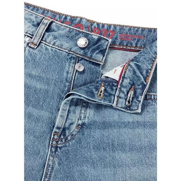 HUGO BY HUGO BOSS NWT Women's 937-2 Wide Leg Jean Straight Jean 27 - Picture 3 of 8